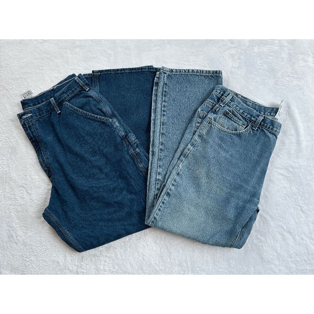 Carhartt Work Jeans Lot of Two, Size 40 X 32, Carpenter Denim Outdoors
